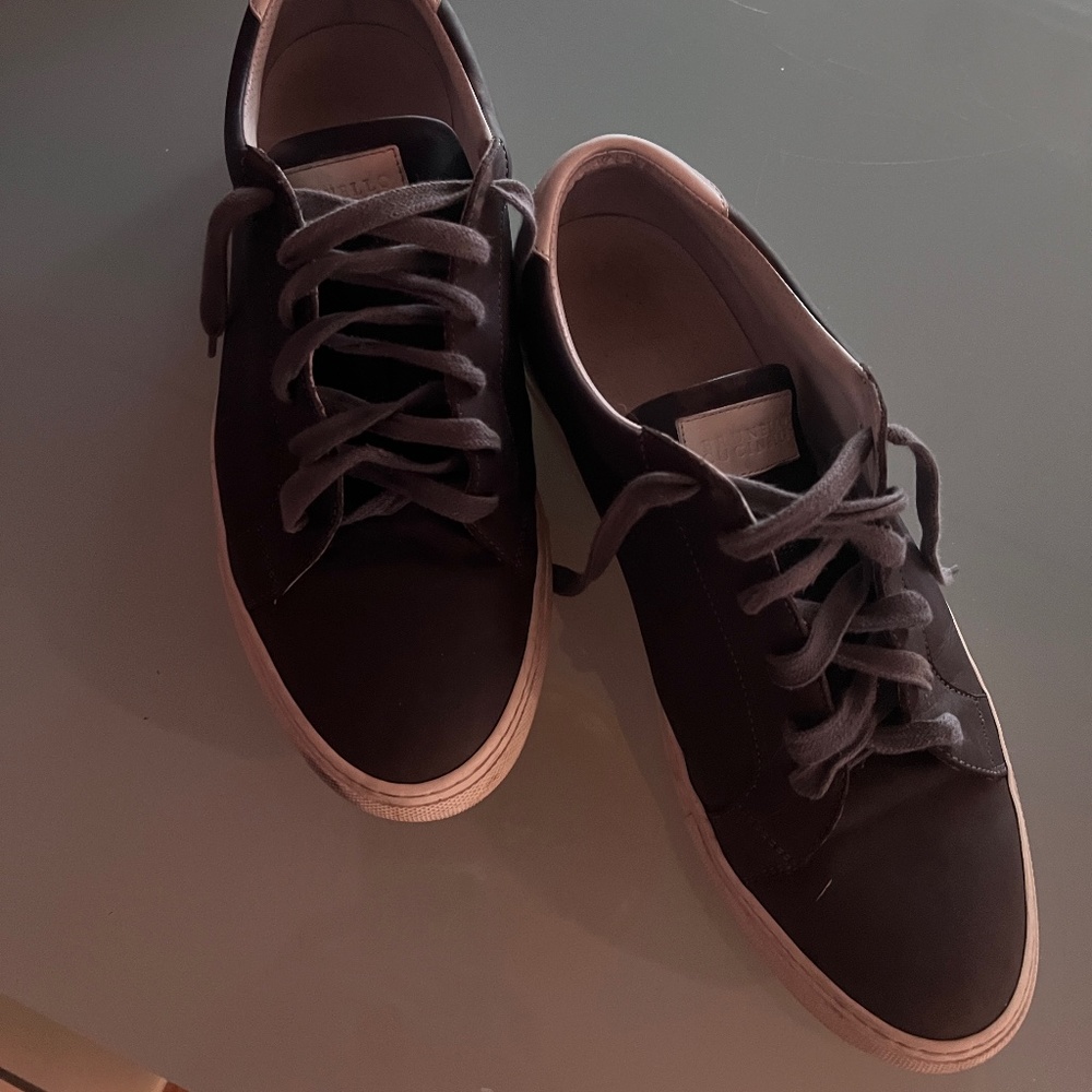 Brunello Cucinelli Mens Leather Sneakers.  10.5